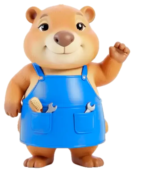 La capibara de Easylife saludando